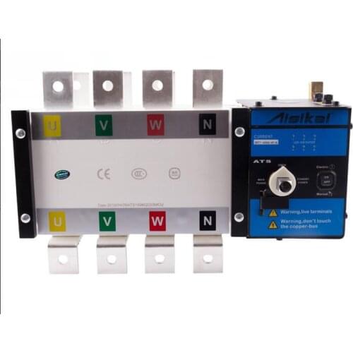 Aisikai 400A 4P ATS Genset Automatic Transfer Switch Diesel Generator Set dual power changeover controller for generator parts