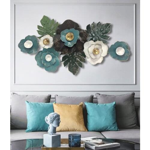 Modern Minimalist Style Home Accessories Wrought Iron Metal Hollow Wall Decoration Clock Table Club Background Hanging