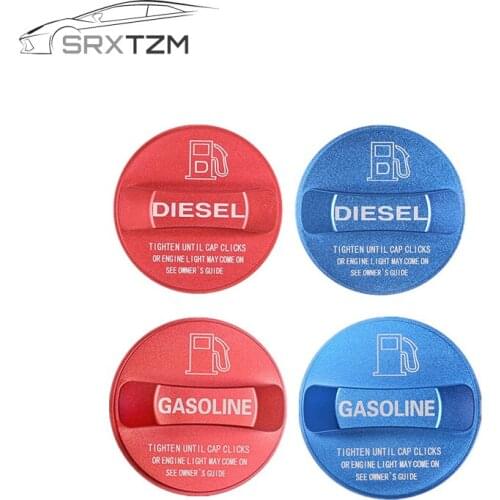 Aluminum Gasoline Diesel Fuel Tank Cap Cover Trim For Land Rover Discovery Sport LR4 5 Sport Evoque Vogue Velar Jaguar