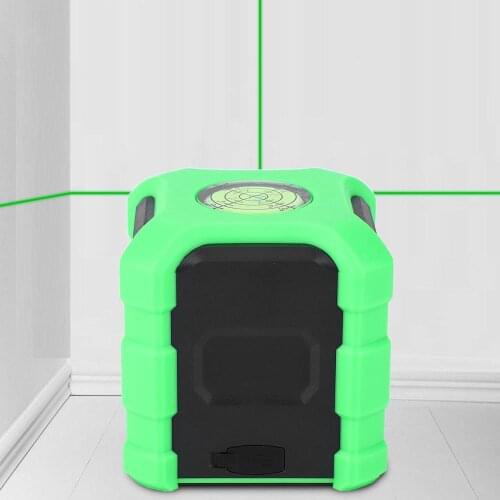 CR2-GS Laser Level Meter Self-leveling Green Cross Laser Level Meter 30m Mini Portable Level with USB