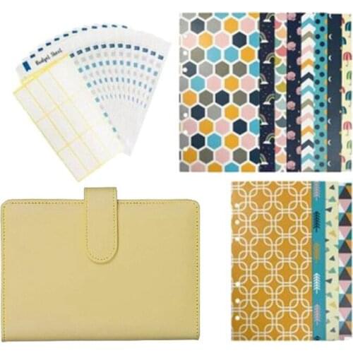 Cash Budget Envelope Wallet,Cash Envelopes for Budgeting 12 Money Budget Envelopes,for Budgeting and Saving Money Yellow