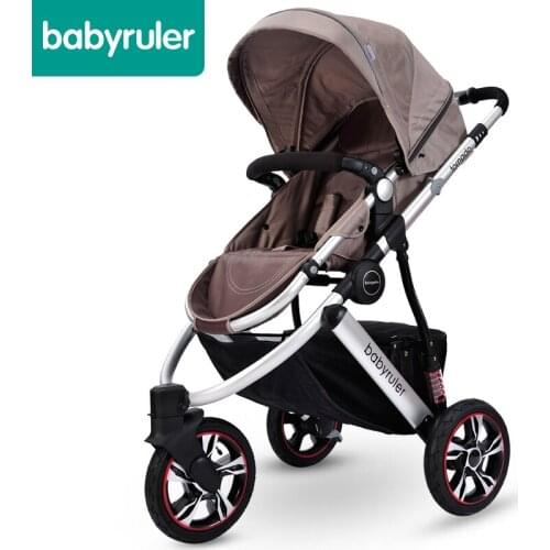 Babyruler Stroller High Landscape Can Lie Down Can Sit In Two-way Implementation with Shock-absorbing Stroller Snuck To The God