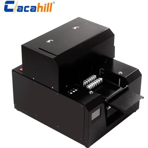 Comercial A4 UV printer inkjet LED cooling combo for photo/PVC/glass phone case multi-function fast printing