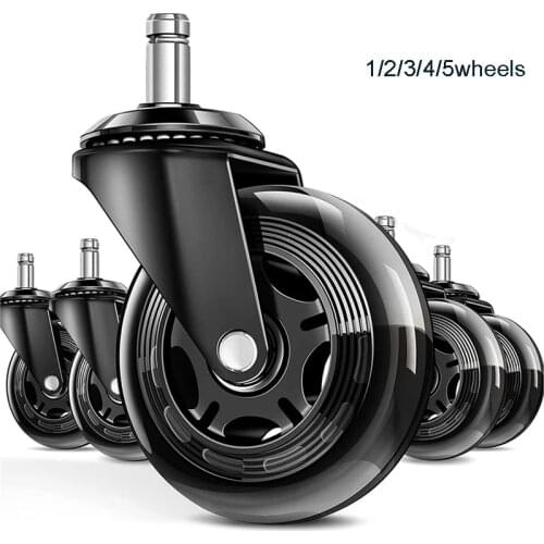 Office Chair Wheels Heavy Duty Casters Caster Wheels 3 Inch For Most of Computer Chairs Game Chairs Desk Chairs