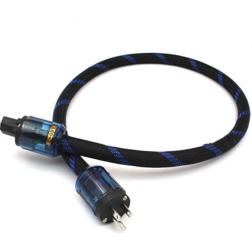 OFC Copper Hifi Audio Power Cable Whit US Plug