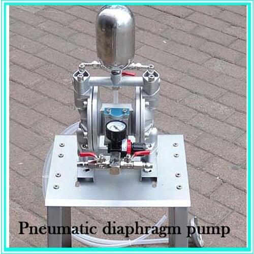 MS-QD Pneumatic Double Diaphragm Pump Small Paint Spraying Suit Membrane Pump