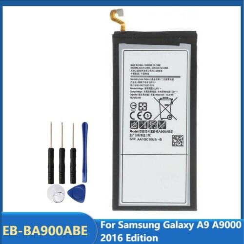 Original Replacement Phone Battery EB-BA900ABE For Samsung Galaxy A9 A9000 2016 Edition Rechargable Batteries 4000mAh