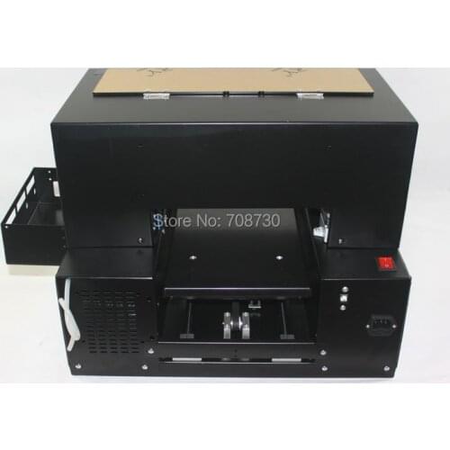 Embossed printing UV printer , Coating free A4 Size UV lamp Printing machine , DHL shipping free