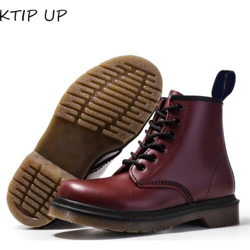 Lovers Boots Female New Autumn British Wind Genuine Leather Thick With Short Boots for Women Punk Motorcycle Boots Women Shoes