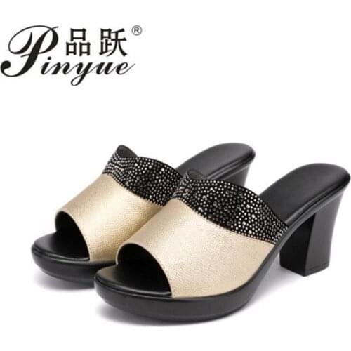 2021 Womens Slippers SandalsSummer 8cm High Heels Women Shoes Woman Slippers Summer Sandals Fashion Shoes