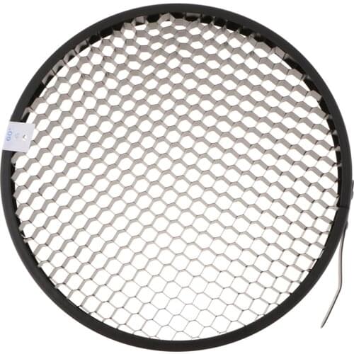 1Pcs 60 Degree Eggcrate Honeycomb Grid For 7'' Reflector Diffuser Lamp Shade Dish Photo Studio Accessories