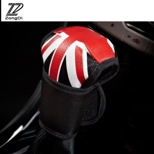 1pc New Car Leather gears Meter word flag Gear Shift Collars for Alfa Romeo Chevrolet Aveo Captiva Ford Focus 3 Fiesta Mondeo