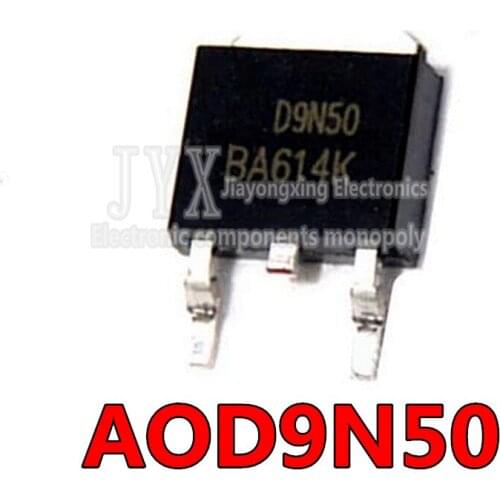 10PCS/LOT AOD9N50 9A 500V TO252 D9N50 New original spot hot sale