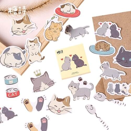 20packs/lot decorative stickers adhesive stickers DIY decoration diary Japanese stationery stickers children gift wholesale