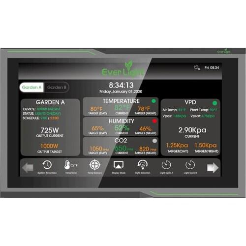 4G wifi led grow light controller touch screen MH HPS LED controller APP control