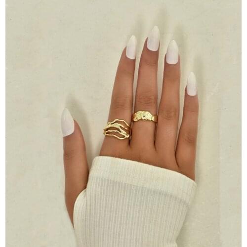 Женские золотые кольца ALYXUY China At AliExpress