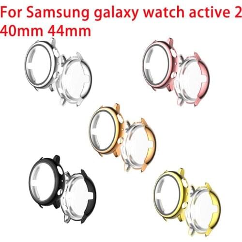 New Watch case for Samsung galaxy watch 3 active 2 40mm 44mm bumper Protector HD Full Screen Protection case for samsung galaxy