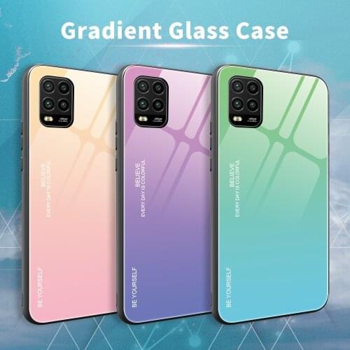 For Xiaomi Mi 10T Pro Mi 10 Ultra POCO X3 Mi Note 10 Lite Case Tempered Glass Back Cover For Mi 11 Soft Silicon Frame Phone Case