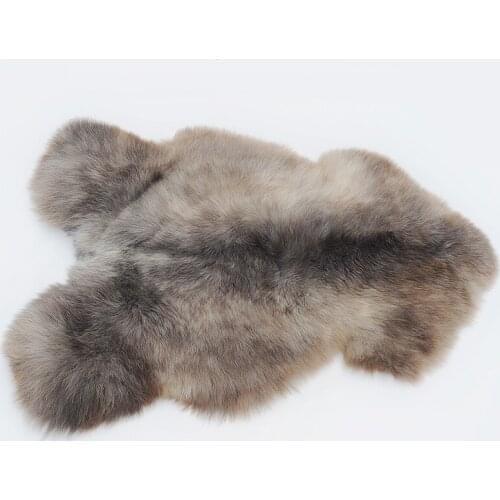 CX-D-151E Natural Colors Australian Sheepskin Hairy Carpet for Living Room Bedroom Area Rugs Mat