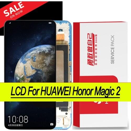 Original 6.39" AMOLED Display for Huawei Honor Magic 2 LCD Touch Screen Digitizer Assembly For Honor Magic 2 Display Repair Part