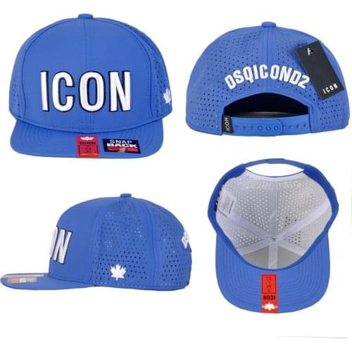 DSQICOND2 Casual Brand ICON Snapback Baseball Cap for Women Men Solid Letter Snapback Caps DSQ Summer Bone Gorras Casquette