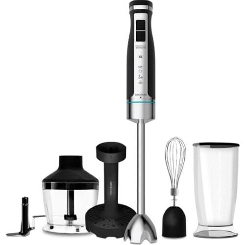 Multifunction Hand Blender with Accessories Cecotec PowerGear 1500 XL Mash Pro 1500W Stainless steel