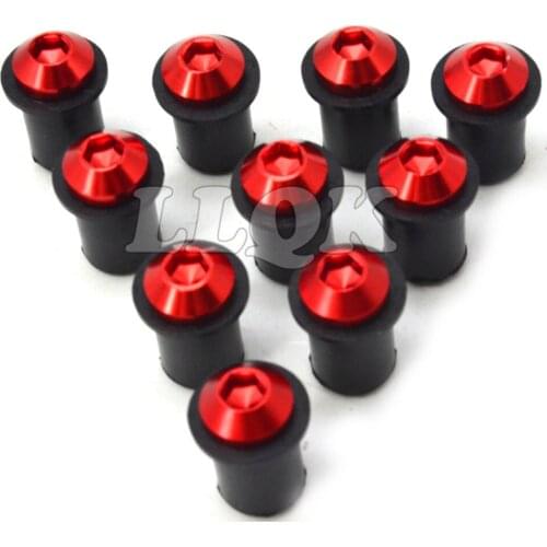 Motorcycle CNC Windshield Spike Bolt Screw M5 Nuts accessories For HONDA CB600F/CB650F Hornet 2007 2008 2009 2010 2011 2012 2013