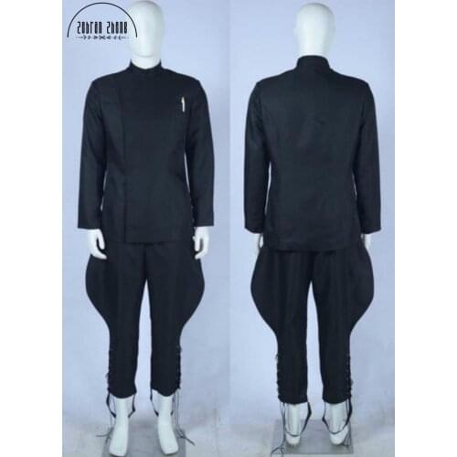 New Arrival Star Wars The Imperial Officer Black Uniform Cosplay Costumes For Adults Men Halloween Costumes Custom Made