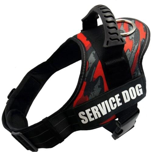 Dog Harness - No Pull Harness with Reflective Vest Comfortable Safety Handle Welded Metal Leash Attachments, Adjustable