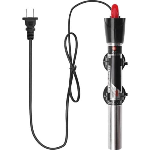 Stainless Steel Adjustable Submersible Automatic Aquarium Fish Tank Water Temperature Thermostat Heater Control Heating Rod 500W