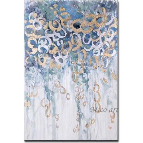 100% Hand Painted Abstract Colorful Textured Oil Painting Wall Decor Canvas Paintings Art Modern Home Wall Showpieces Artwork