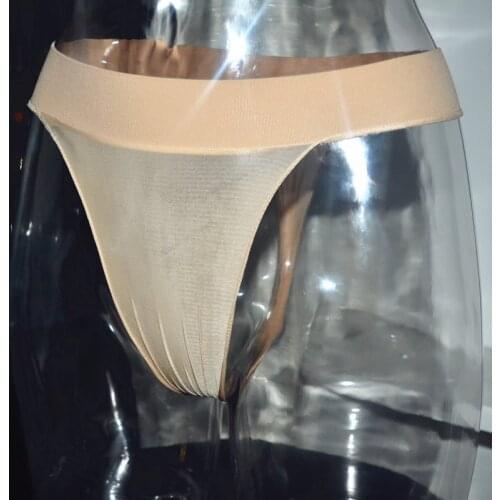 Sexy women Shiny Seamless G-srting Bottom Stockings Panties Sheer See Through Thong Brief Underwear Gay Wear Candy Color F12