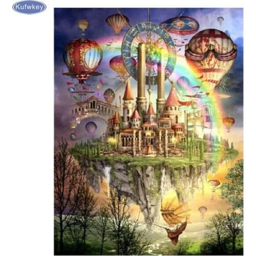 Fairy Tale Styles Diy Diamond Embroidery Cross Stitch Full Diamond Mosaic Picture Pasted Diamond Painting Needlework Decoration