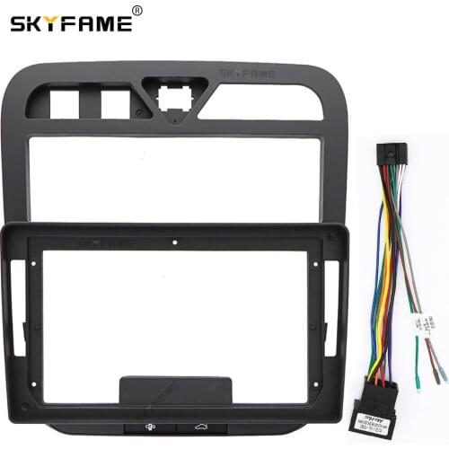 SKYFAME Car Frame Cable For SAMAND LX 2006 Android Big Screen Dask Kit Fascia Frame Line