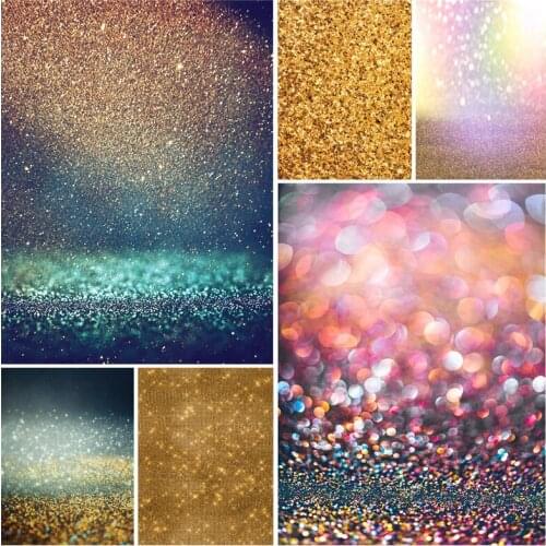 Light Bokeh Shiny Spots Glitters Baby Portrait Photography Backgrounds Birthday Wedding Photo Studio Backdrops 210402GMB-03