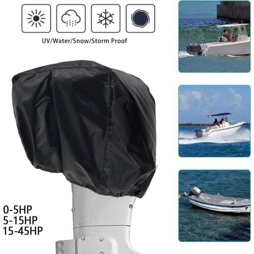 Water Rain Proof Universals Boat cover 420D oxford cloth Motor Cover Outboard Engine Protector Cover Shell Protection Rain Cover