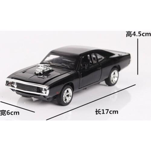 1/32 Scale Car model Furious Car Charger Model Car Alloy Diecast With Lights Pull Back Four Door Open toys for Kids gif