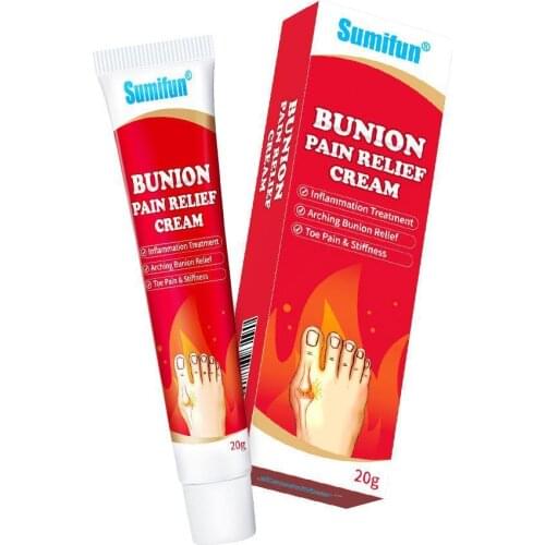 1pc 20g Bunion Pain Relief Ointment Joint Toe Pain Relief Stiffness Inflammation Treatment Arching Bunion Pain Relief Cream