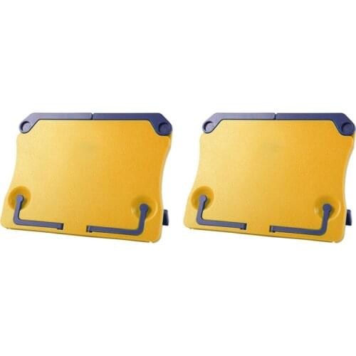 2Pcs Portable Folding Tabletop Sheet Music Rack Adjustable Book Piano Music Score Reading Sheet Stand Flat Music Clip