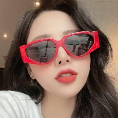 2021 New Polygon Woman Sunglasses Fashion Brand Design Men Sun Glasses Classic Trendy Vintage Plastic Eyewear Frame Uv400