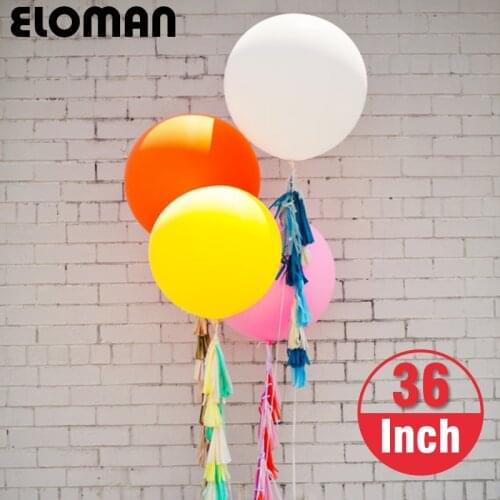 36inch perfect round balloons for wedding home party supplius Four corners round big balloons night club decoration