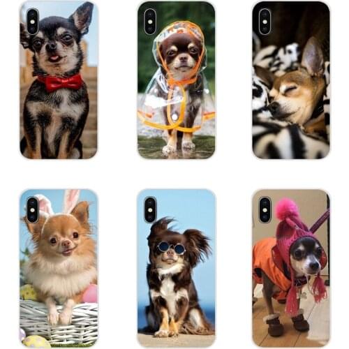 Accessories Phone Shell Covers Cute Chihuahua Puppy Dog For Samsung Galaxy S2 S3 S4 S5 Mini S6 S7 Edge S8 S9 S10E Lite Plus