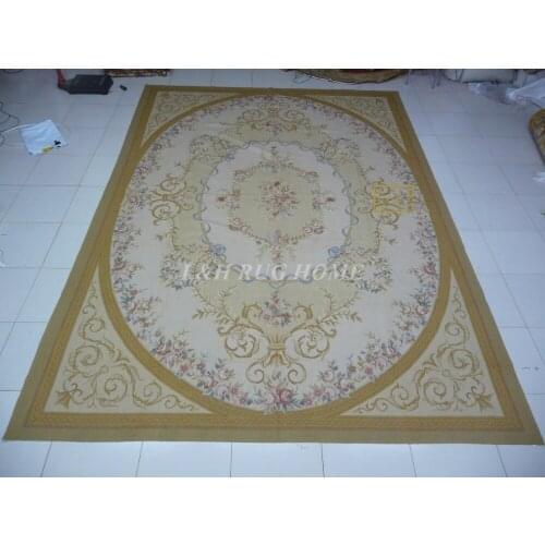 Free shipping 8.2'x11.4' French Aubusson weave rugs handmade aubusson carpets