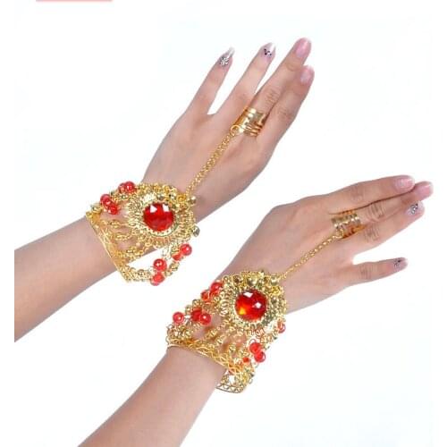 Big Diamond Middle Finger Bracelet Belly Dance Bracelet Belly Dance Jewelry retail and wholesale belly dance accessory Indian