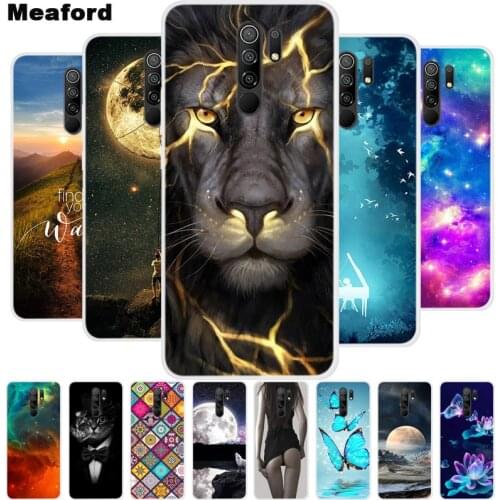 For Xiaomi Redmi 9 Case 6.53" Soft Silicone Back Case for Xiaomi Redmi 9 Phone Back Cover Redmi9 Coque For Xiomi Redmi 9 Case