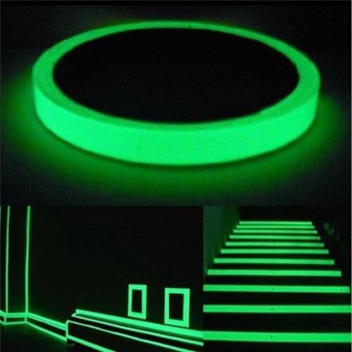 1-5CM*3-5M Luminous Strip Home Decoration Stage anti-slip Light Storage Tape PVC Light Film Wall Sticker