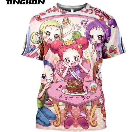 New Classical Ojamajo Doremi T Shirt Men Women 3D Printed Fashion Tshirt Hip Hop Streetwear Casual Summer Tops Dropshipping