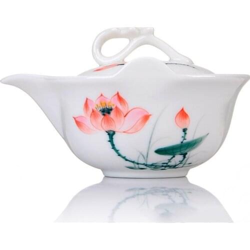 Ceramics Anti scalding Tea Tureen Handmade Kung Fu Creative Gaiwan Teaware Small Tea Bowl Teacup Tea Ceremony