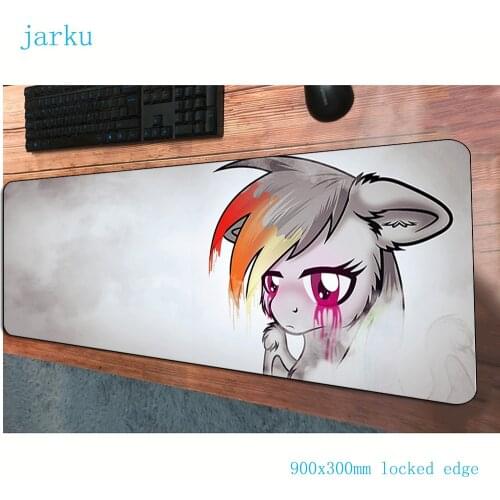 JARKU 90x30cm my little pony mouse pad gaming mousepad gamer mouse mat cute game pads computer keyboard padmouse laptop play mat