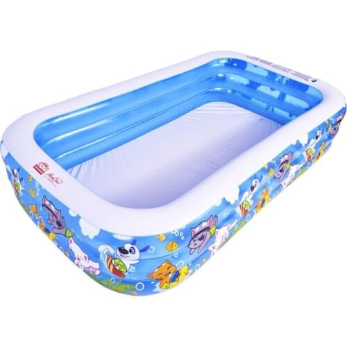 Square paddling pool Family Swimming Pool Inflatable Garden Pool